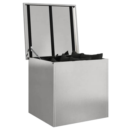 Utomhusförvaringslåda Silver 55 x 50,5 x 50 cm Stål