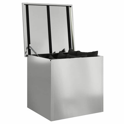 Utomhusförvaringslåda Silver 55 x 50,5 x 50 cm Stål