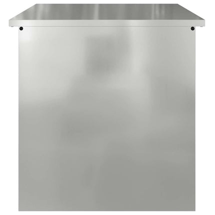 Utomhusförvaringslåda Silver 55 x 50,5 x 50 cm Stål