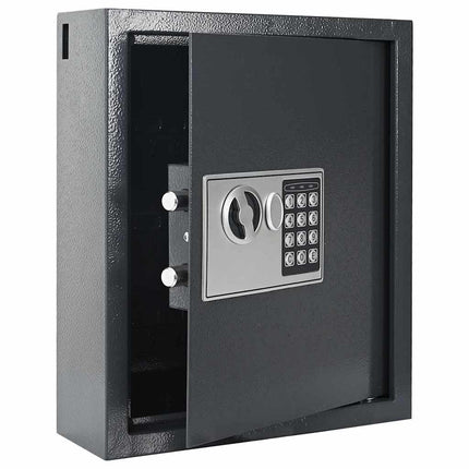 Digital säkerhet med lås Mörkgrå 30 x 10 x 36,5 cm Stål