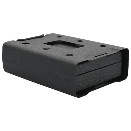 Bilbox med lås Svart 22 x 16 x 7 cm Stål