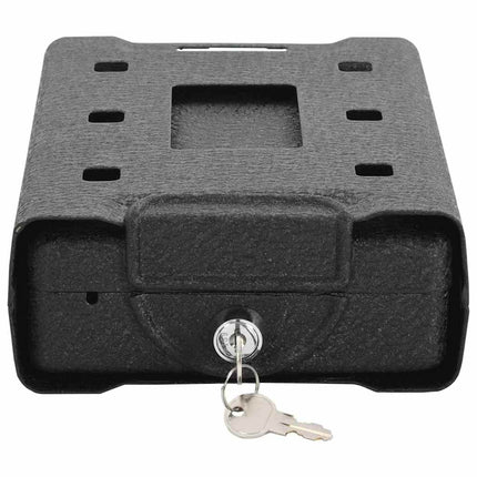 Bilbox med lås Svart 22 x 16 x 7 cm Stål