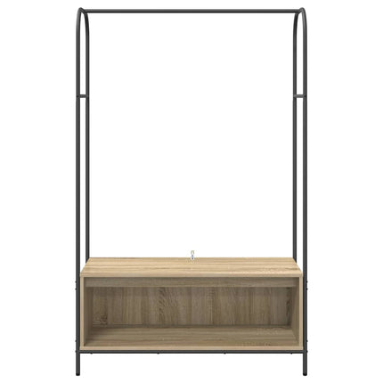 Klädhängare Brun Ek 100 x 44 x 160 cm Konstruerat trä