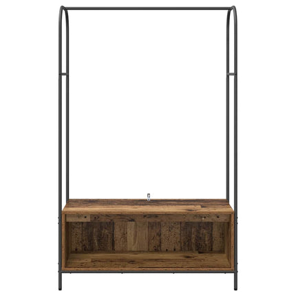 Klädhängare Brun Ek 100 x 44 x 160 cm Konstruerat trä