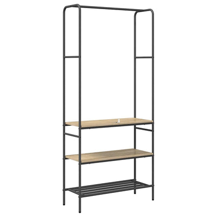Klädhängare Sonoma-ek 77 x 30 x 171 cm Konstruerat trä