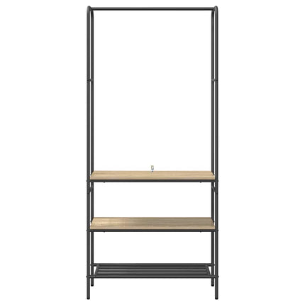 Klädhängare Sonoma-ek 77 x 30 x 171 cm Konstruerat trä