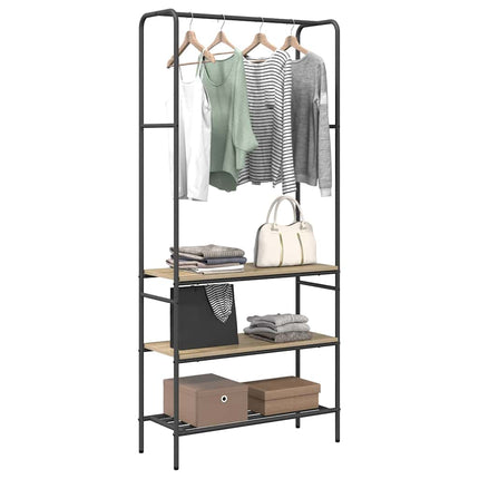 Klädhängare Sonoma-ek 77 x 30 x 171 cm Konstruerat trä