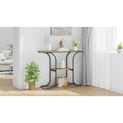 Konsolbord Sonoma-ek 101 x 35 x 80,5 cm Konstruerat trä