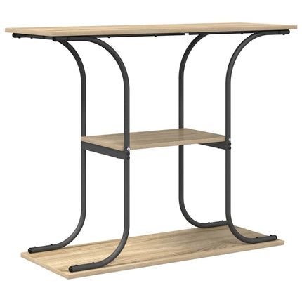 Konsolbord Sonoma-ek 101 x 35 x 80,5 cm Konstruerat trä