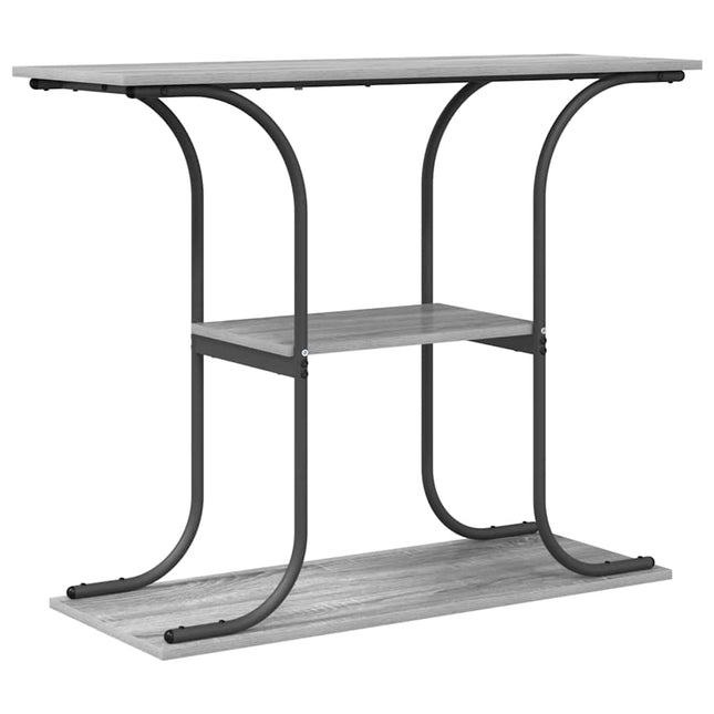 Konsolbord Grå Sonoma 101 x 35 x 80,5 cm Konstruerat trä