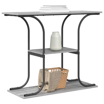 Konsolbord Grå Sonoma 101 x 35 x 80,5 cm Konstruerat trä