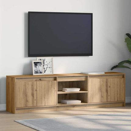 TV Enheter 2 pcs Brun 180 x 34 x 50 cm Konstruerat trä
