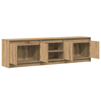 TV Enheter 2 pcs Brun 180 x 34 x 50 cm Konstruerat trä