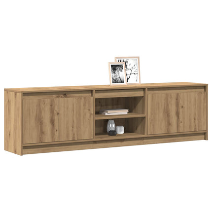 TV Enheter 2 pcs Brun 180 x 34 x 50 cm Konstruerat trä