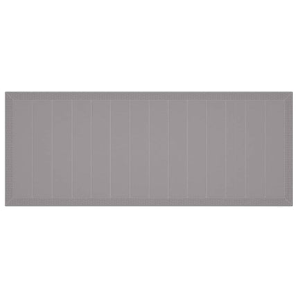 Trädgårdsbord Ljusgrå 250 x 100 x 73 cm konstrotting