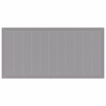 Trädgårdsmöbelset 9 pcs Ljusgrå Polypropylen