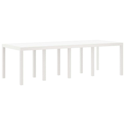 Trädgårdsmöbelset 9 st Ljusgrå Polypropylen