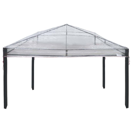 Gazebo överdrag ersättning Transparent 300 x 300 x 26 cm PVC