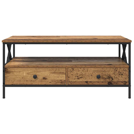 Kaffeebord Gammalt trä 100 x 51 x 45 cm Konstruerat trä