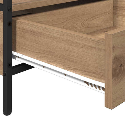 Kaffeebord artisan ek 100 x 51 x 45 cm Konstruerat trä