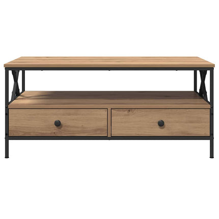 Kaffeebord artisan ek 100 x 51 x 45 cm Konstruerat trä