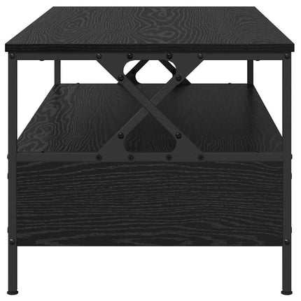 Kaffeebord Svart ek 100 x 51 x 45 cm Konstruerat trä