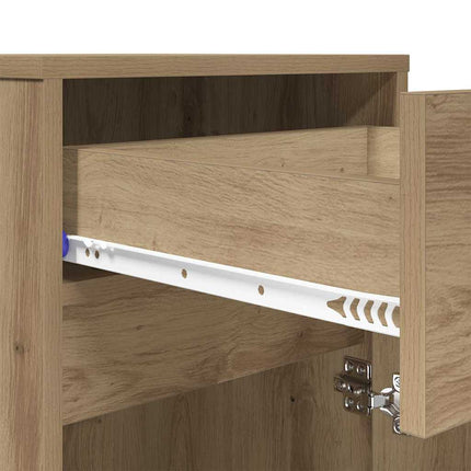 LED Sängbord Cabinet artisan ek 38 x 34 x 61 cm Konstruerat trä