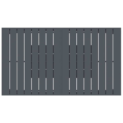 Trädgårdsmöbelset 7 pcs Antracit Pulverlackerad stål