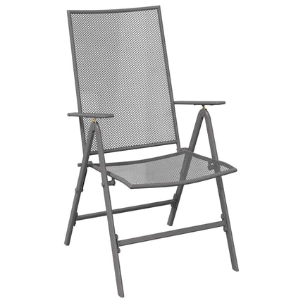 Trädgårdsmöbelset 3 pcs Antracit Pulverlackerat stål