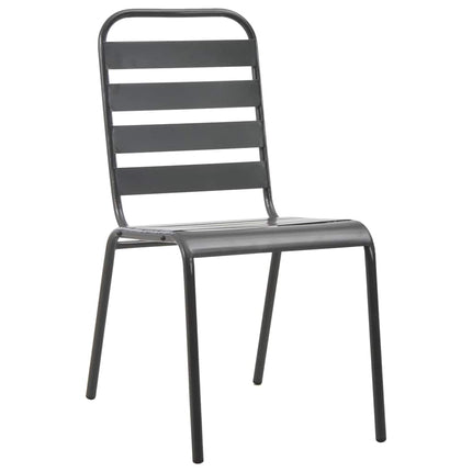 Trädgårdsmöbelset 3 pcs Antracit Pulverlackerat stål