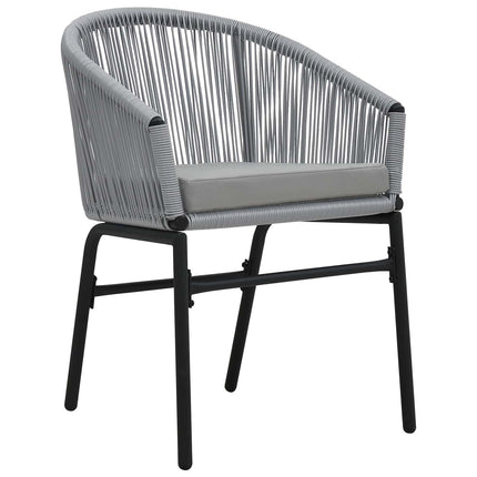 Trädgårdsmöbelset 5 pcs Antracit Pulverlackerat stål