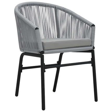 Trädgårdsmöbelset 9 pcs Antracit Pulverlackerat stål
