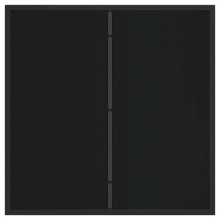 Trädgårdsmöbelset 5 pcs Svart konstrotting