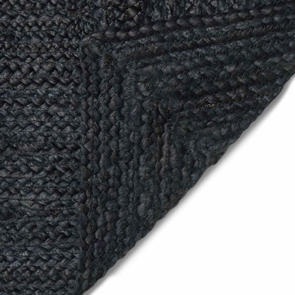 Områdesmattor Rektangulär Mörkgrå 60 x 110 cm Jute