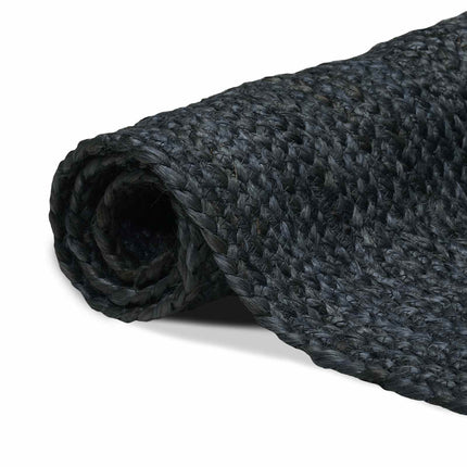 Områdesmattor Rektangulär Mörkgrå 60 x 250 cm Jute