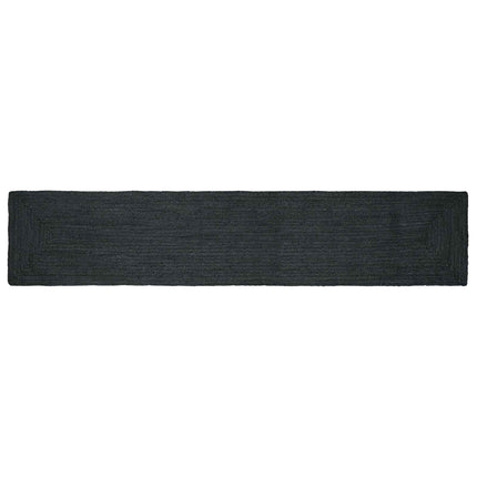 Områdesmattor Rektangulär Mörkgrå 60 x 400 cm Jute