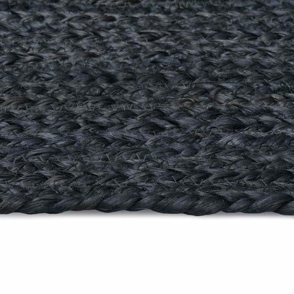 Områdesmattor Rektangulär Mörkgrå 80 x 250 cm Jute