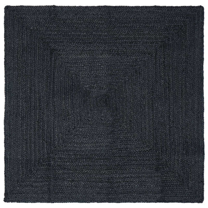 Områdesmattor Fyrkantig Mörkgrå 200 x 200 cm Jute