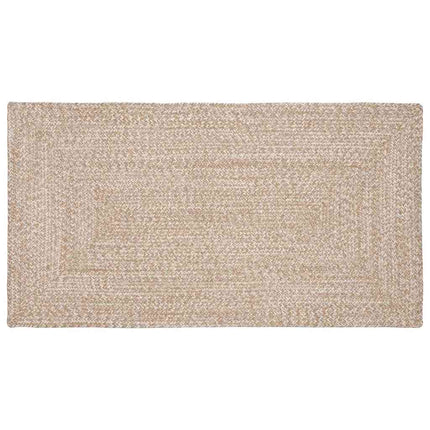 Områdesmattor Naturlig och vit 100 x 200 cm Jute