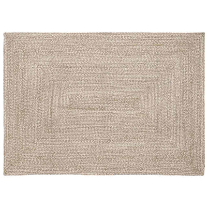 Områdesmattor Naturlig och vit 120 x 170 cm Jute