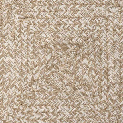 Områdesmattor Naturlig och vit 140 x 200 cm Jute