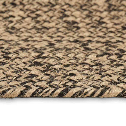 Områdesmattor Naturlig och svart 60 x 400 cm Jute