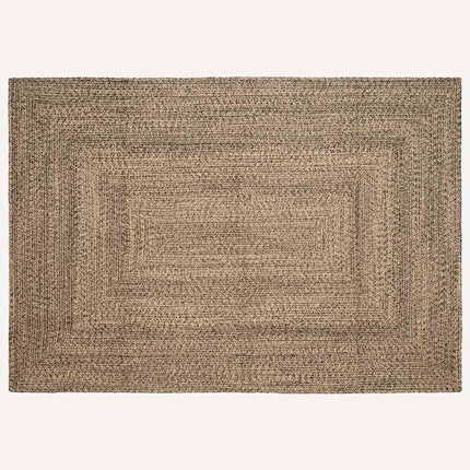 Områdesmattor Naturlig och svart 200 x 290 cm Jute
