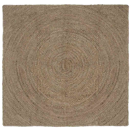 Områdesmattor Grå 120 x 120 cm Jute