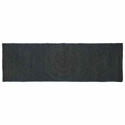 Områdesmattor Mörkgrå 80 x 250 cm Jute