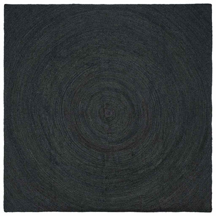 Områdesmattor Mörkgrå 200 x 200 cm Jute