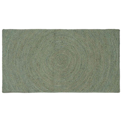 Områdesmattor Olivgrön 80 x 150 cm Jute