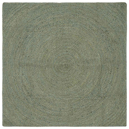 Områdesmattor Olivgrön 160 x 160 cm Jute