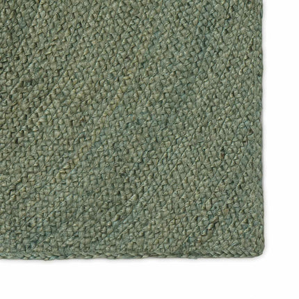 Områdesmattor Olivgrön 240 x 240 cm Jute