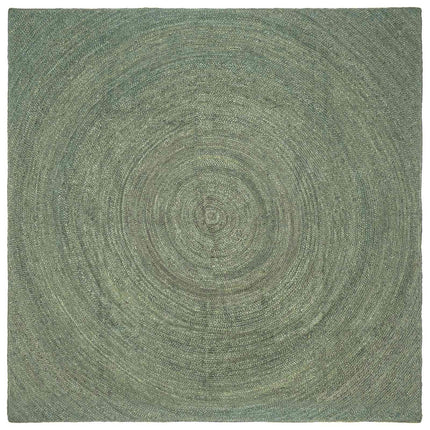 Områdesmattor Olivgrön 300 x 300 cm Jute